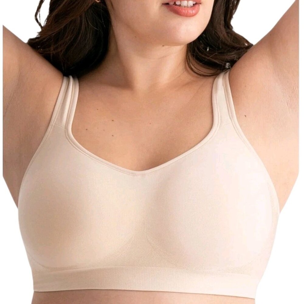 NWT Truekind Daily Comfort Wirefree Shaper Bra Size‎ XL Beige Shapermint